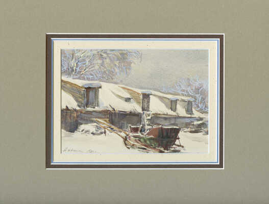 Архангельский Дмитрий Иванович. Сани 